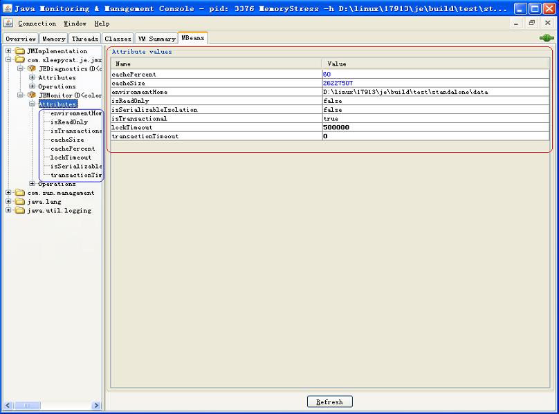 Monitor attributes